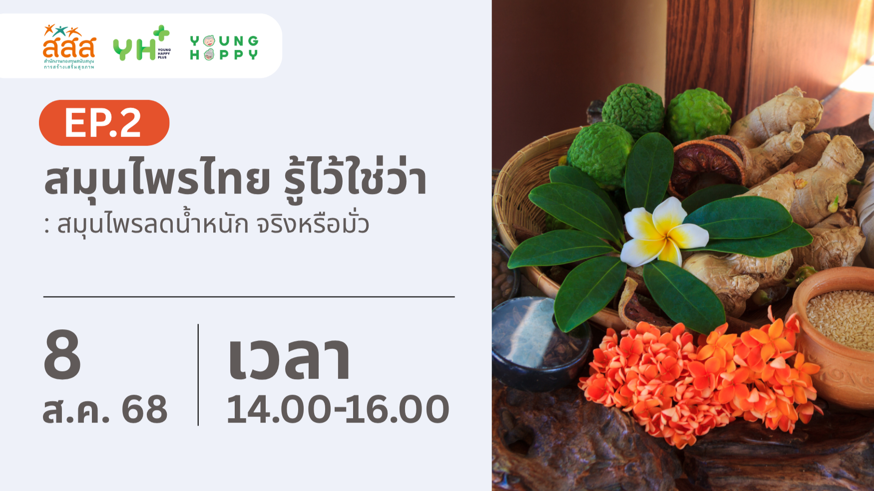 ความรู้สมุนไพร รู้ไว้ใช่ว่า EP.2